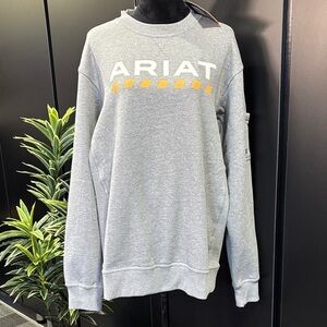 Ariat Rebar Workman Logo Sweatshirt,stain & water repellent,fleece lined,warm